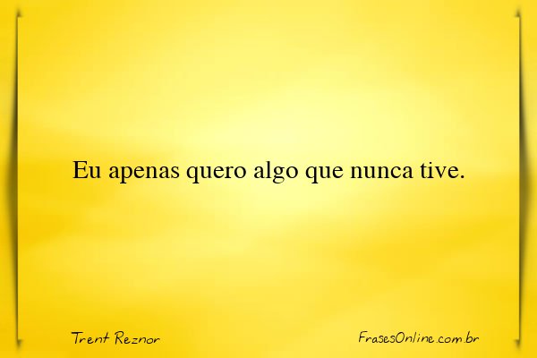 Frase de Trent Reznor