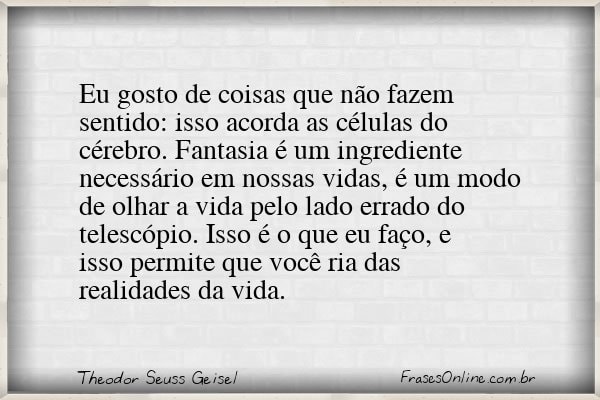 Frase de Theodor Seuss Geisel