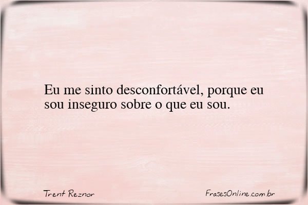Frase de Trent Reznor