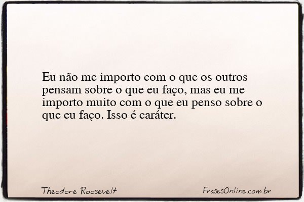 Frase de Theodore Roosevelt