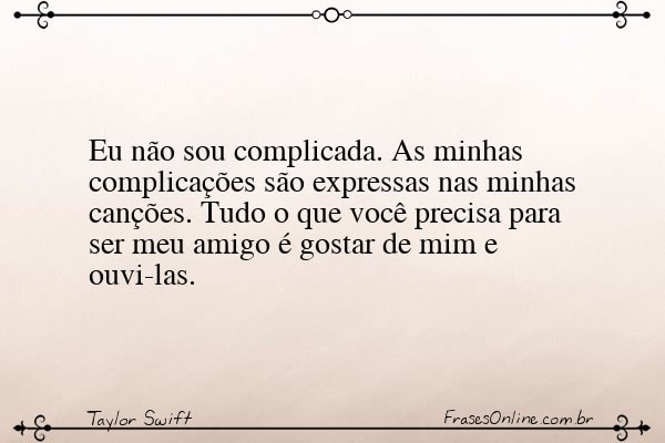 Frase de Taylor Swift