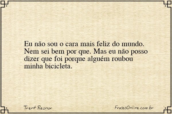 Frase de Trent Reznor