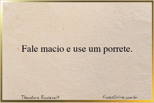 Frase de Theodore Roosevelt