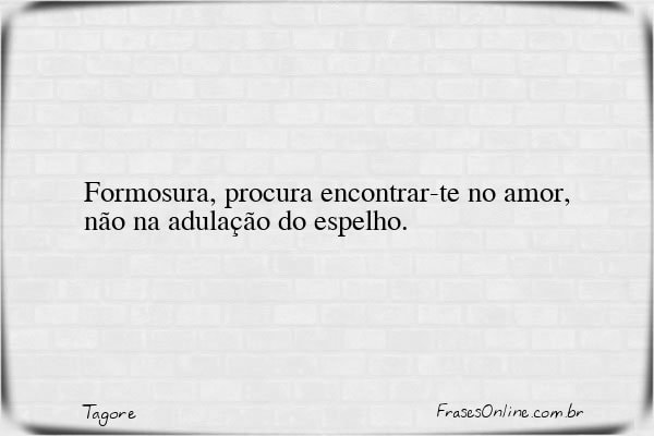 Frase de Tagore