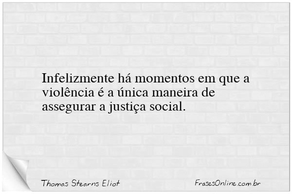 Frase de Thomas Stearns Eliot