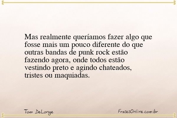 Frase de Tom DeLonge