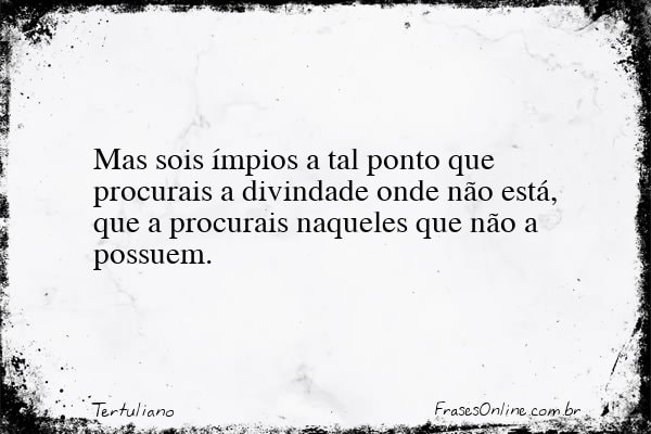 Frase de Tertuliano