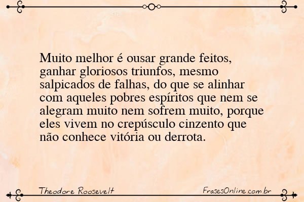 Frase de Theodore Roosevelt
