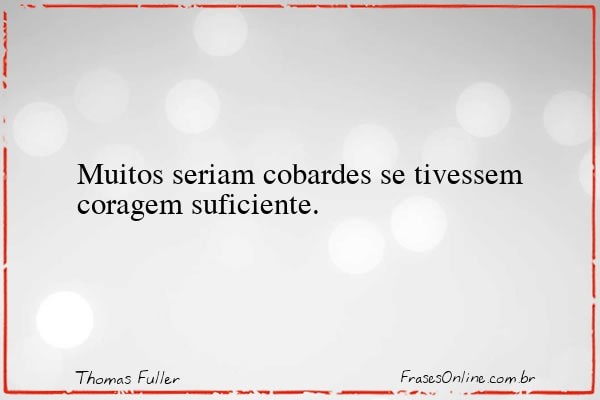 Frase de Thomas Fuller