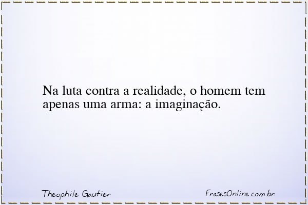 Frase de Theophile Gautier
