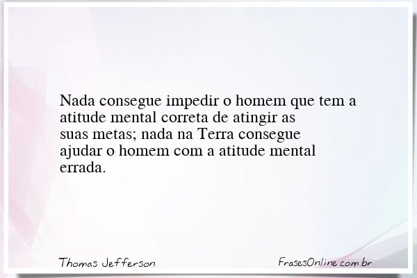 Frase de Thomas Jefferson