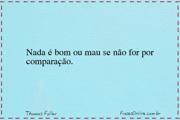 Frase de Thomas Fuller