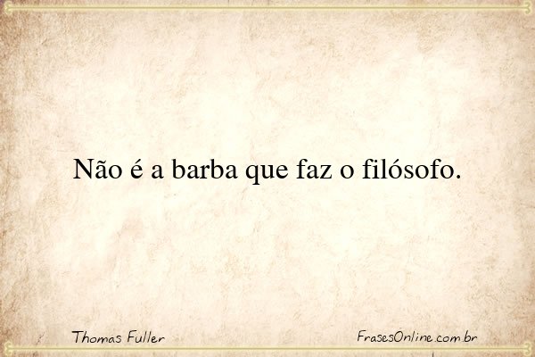 Frase de Thomas Fuller