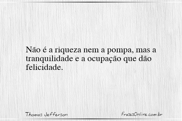 Frase de Thomas Jefferson