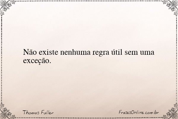 Frase de Thomas Fuller