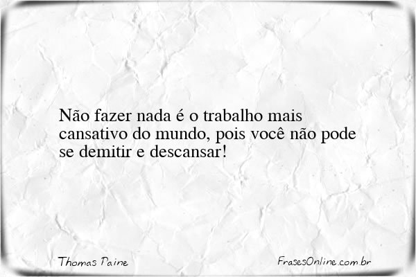 Frase de Thomas Paine