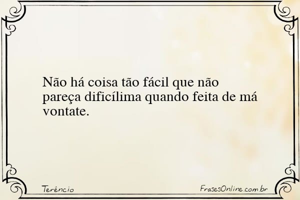 Frase de Terêncio
