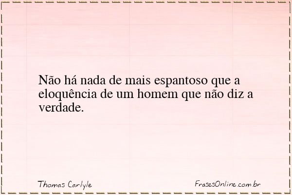 Frase de Thomas Carlyle