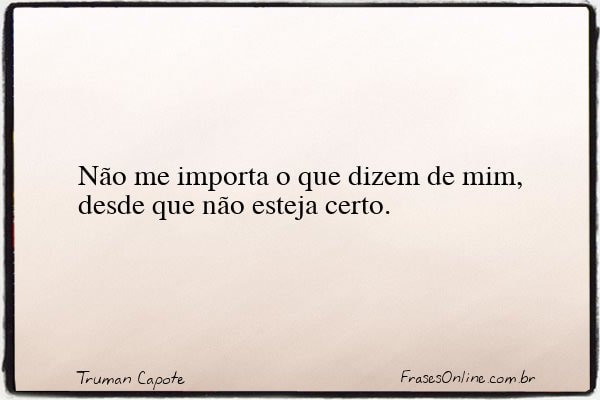 Frase de Truman Capote