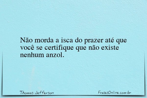Frase de Thomas Jefferson
