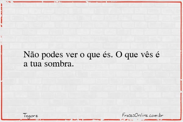 Frase de Tagore