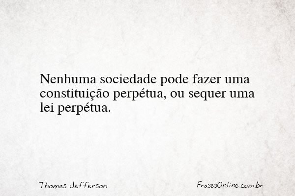 Frase de Thomas Jefferson