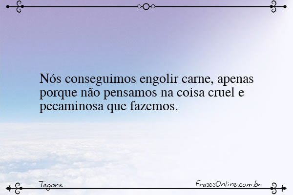 Frase de Tagore