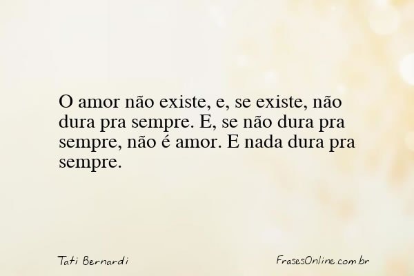 Frase de Tati Bernardi