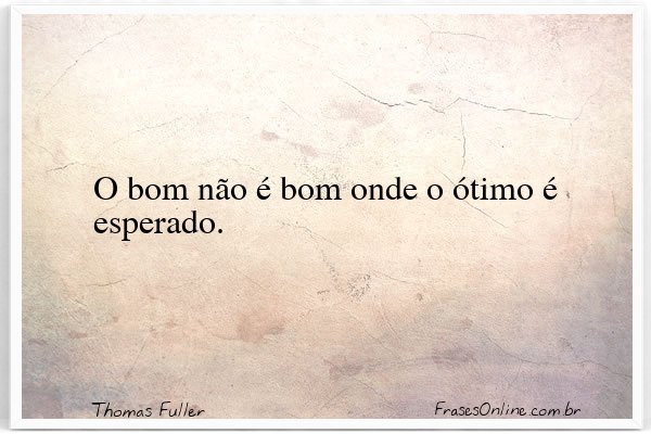 Frase de Thomas Fuller