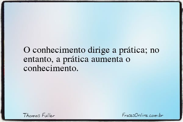 Frase de Thomas Fuller