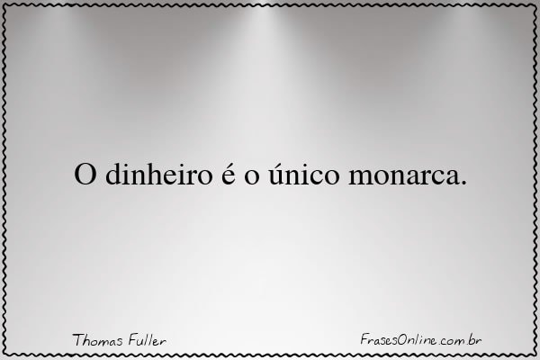 Frase de Thomas Fuller
