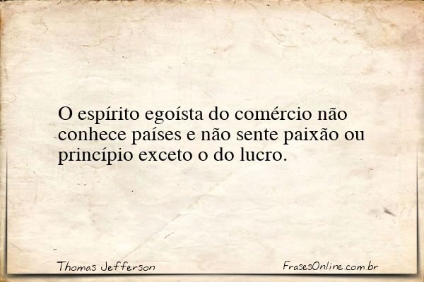 Frase de Thomas Jefferson