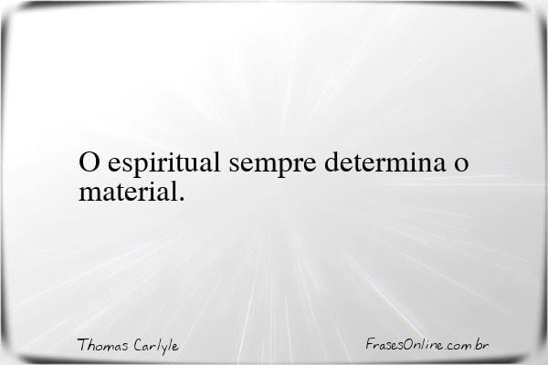 Frase de Thomas Carlyle