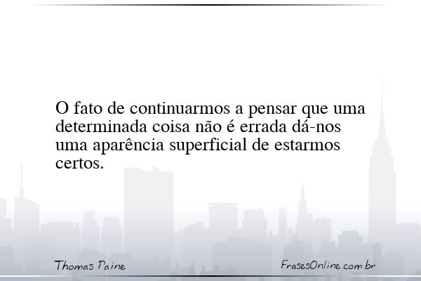Frase de Thomas Paine