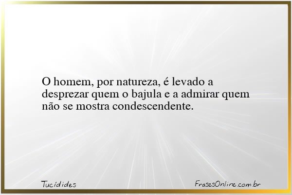 Frase de Tucídides