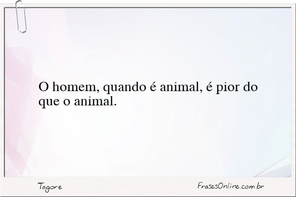 Frase de Tagore