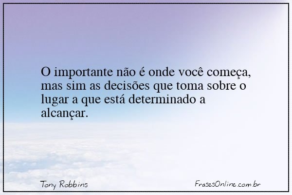 Frase de Tony Robbins