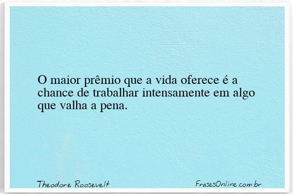 Frase de Theodore Roosevelt
