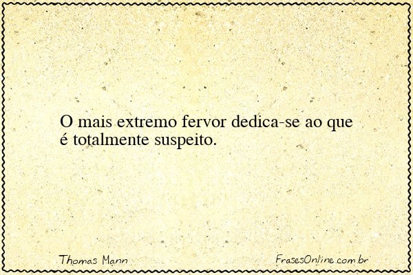 Frase de Thomas Mann
