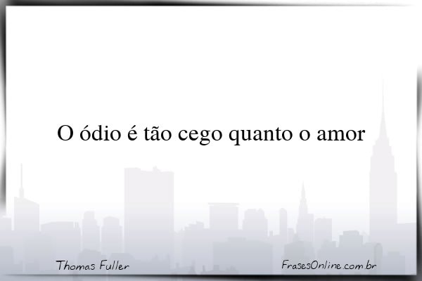 Frase de Thomas Fuller