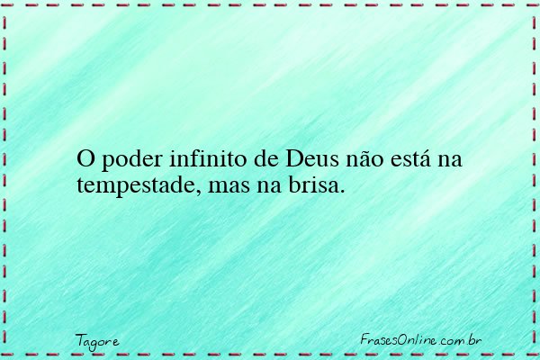 Frase de Tagore