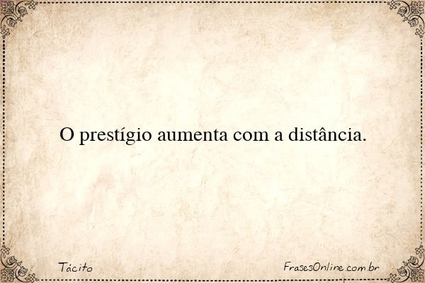 Frase de Tácito