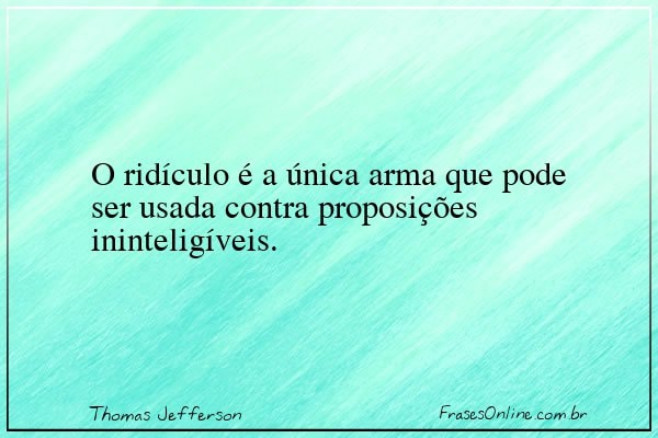 Frase de Thomas Jefferson