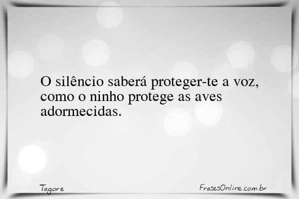 Frase de Tagore