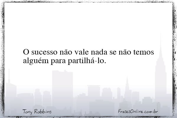 Frase de Tony Robbins