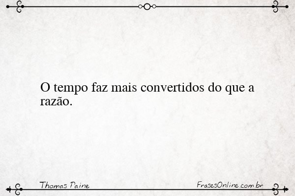 Frase de Thomas Paine