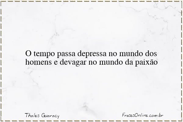 Frase de Thales Guaracy