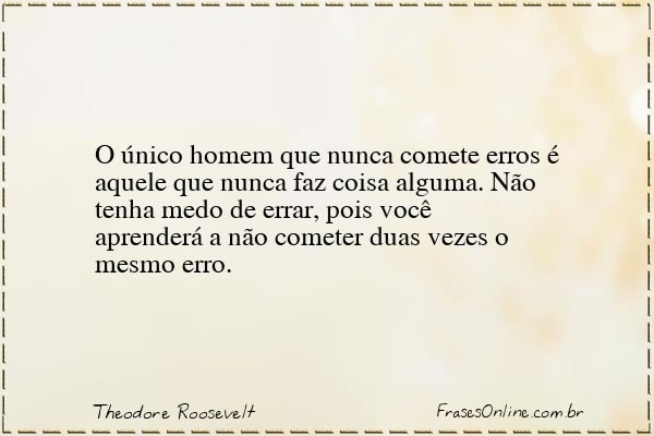 Frase de Theodore Roosevelt