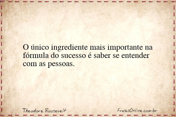 Frase de Theodore Roosevelt