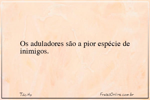 Frase de Tácito